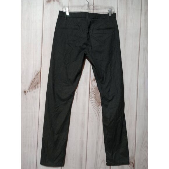 Zara Pants Men's 30 Black Chino - Picture 2 of 7